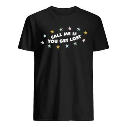 Call Me If You Get Lost Star Print Classic ShirtN